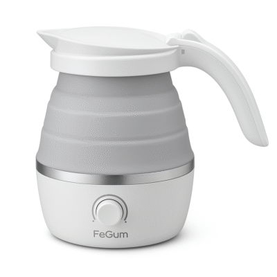 Foldable Silicone Electric Kettle – Travel-Friendly, Collapsible, Quick Boil, BPA-Free (500ml/750ml)