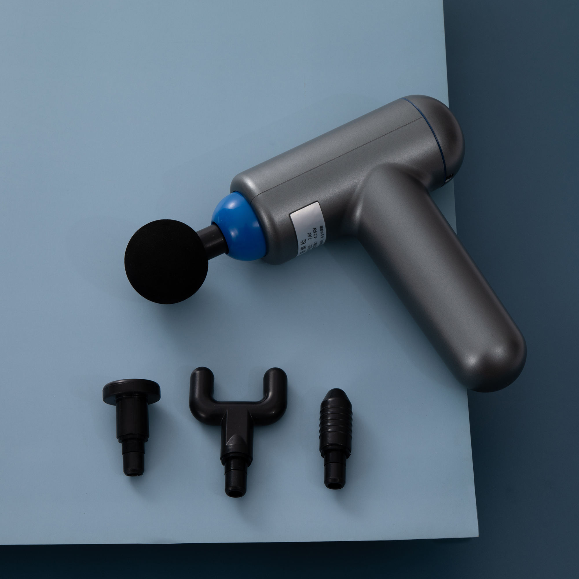 High-Power Deep Tissue Massage Gun – 20 Speed Levels, 6 Attachments, LCD Display, Quiet Motor - Image 4