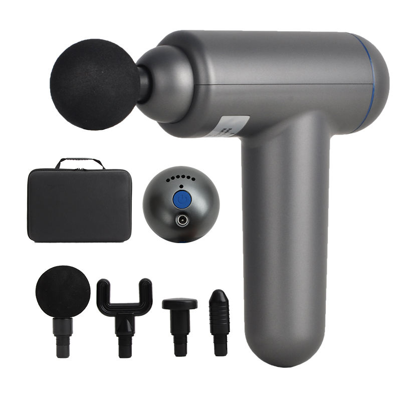 High-Power Deep Tissue Massage Gun – 20 Speed Levels, 6 Attachments, LCD Display, Quiet Motor - Image 3