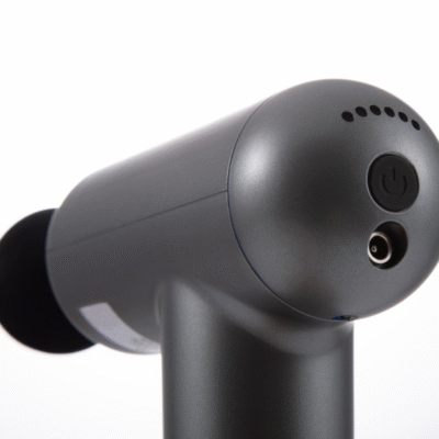 High-Power Deep Tissue Massage Gun – 20 Speed Levels, 6 Attachments, LCD Display, Quiet Motor