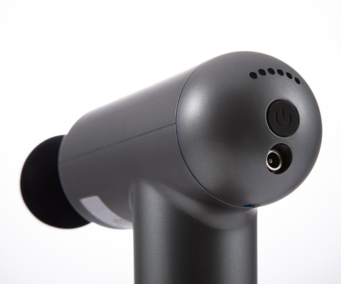 High-Power Deep Tissue Massage Gun – 20 Speed Levels, 6 Attachments, LCD Display, Quiet Motor